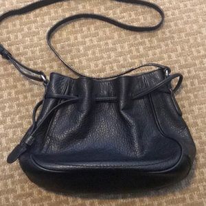Cole Haan black long strap bag